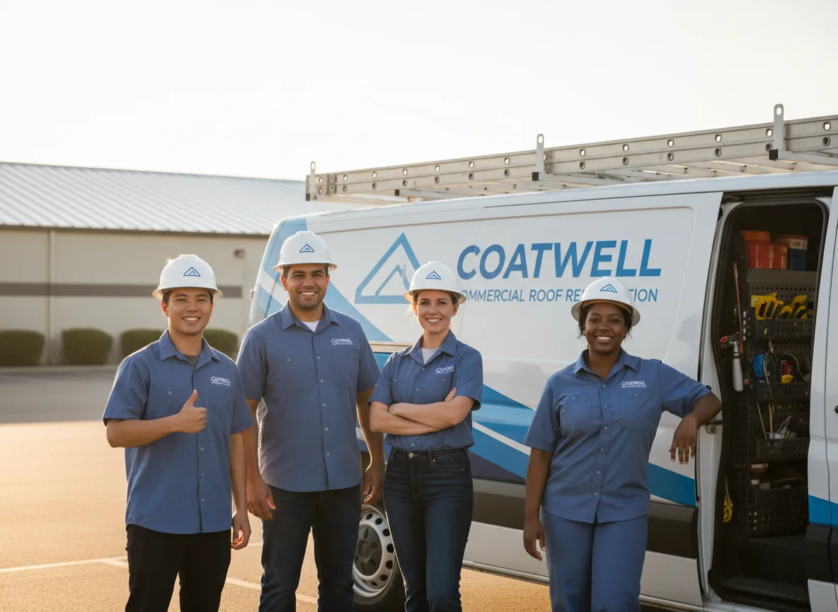 Commercial roof coating company in Carriere, MS